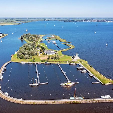 Welcome In - Houseboat 'Elysium' Met Eigen Aanlegsteiger Sneek - Offingawier Eksteriør bilde