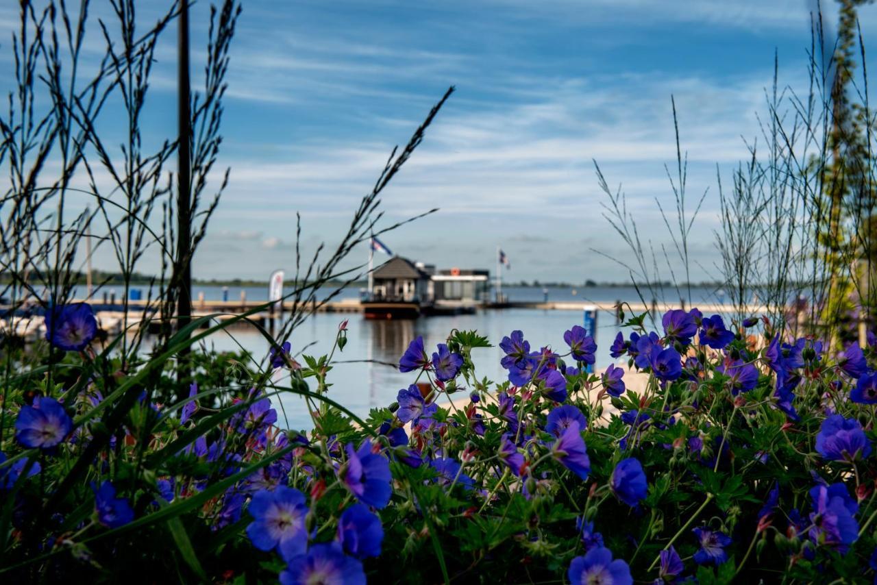 Welcome In - Houseboat 'Elysium' Met Eigen Aanlegsteiger Sneek - Offingawier Eksteriør bilde